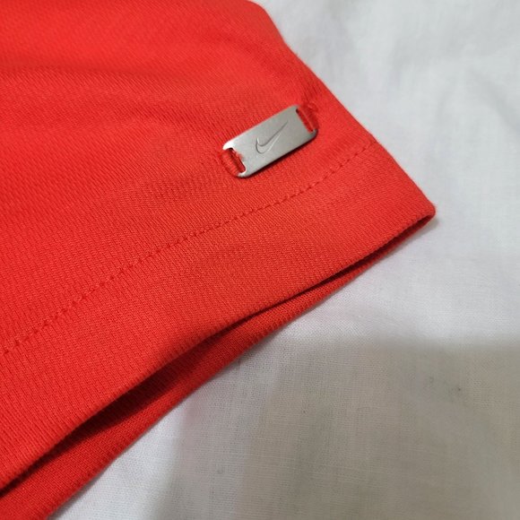Nike Golf Dry Dri-Fit OLC Polo Collar Shirt Habanero Red AT8940-634 Small S - Picture 4 of 7